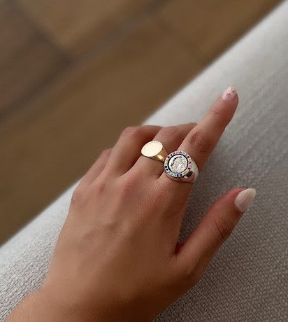 Anillo Atardecer rosado