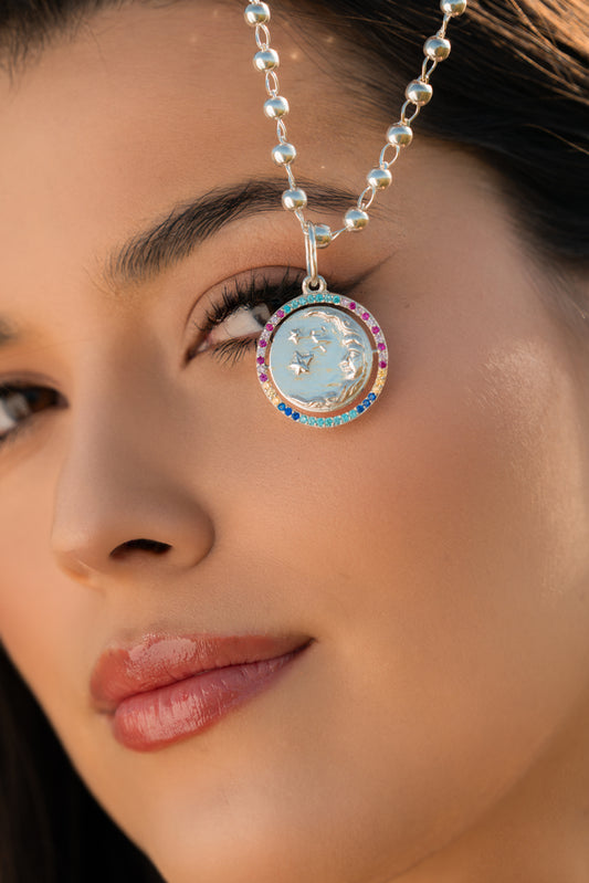 Collar amanecer rosado