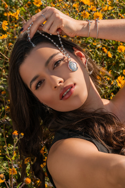 Collar amanecer rosado