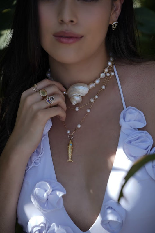 Collar Susurro marino (largo)